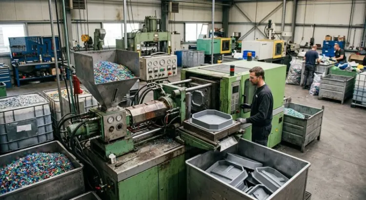 Entreprise d'injection plastique en matières recyclées en France