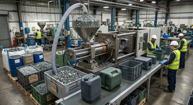 Entreprise d'injection plastique en matières recyclées en France
