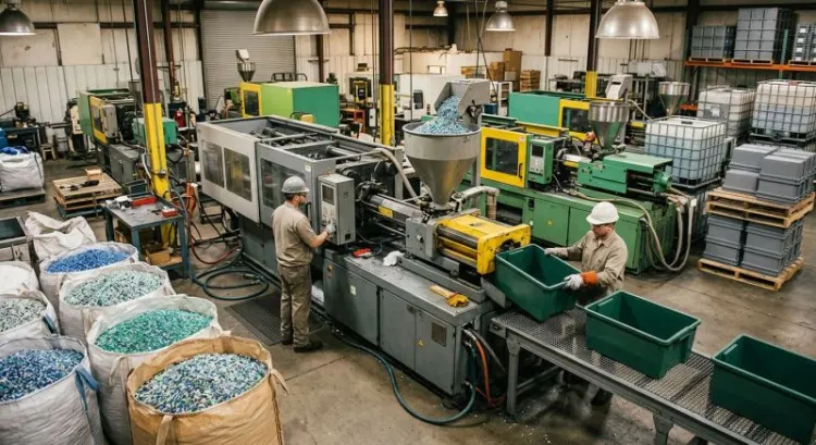Entreprise d'injection plastique en matières recyclées en France