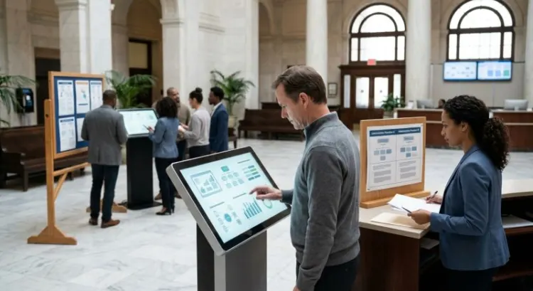 Prestataires d'affichage légal numérique en mairie : comparatif France