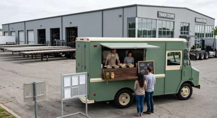 Remorque ou camion magasin : carte grise, permis et PTAC en 2026